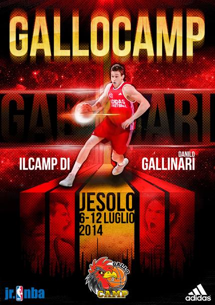 A Jesolo (Venezia) inaugura il camp di Danilo Gallinari